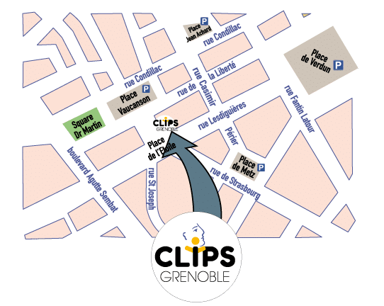Plan d'accès au CLIPS